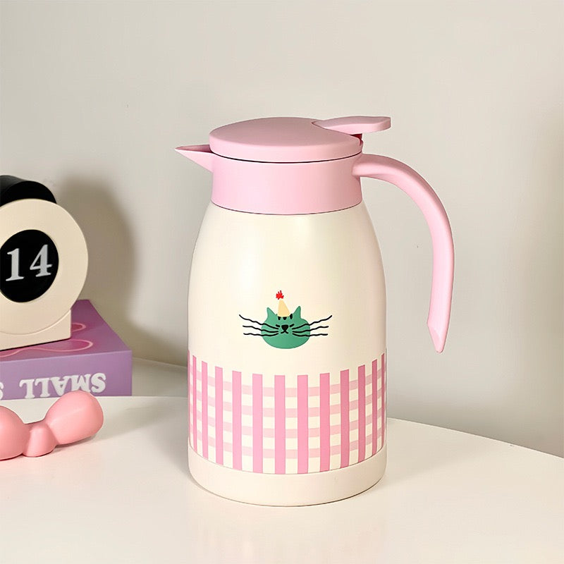 Pre - Order Minimal Kawaii Insulated Flask Bottle