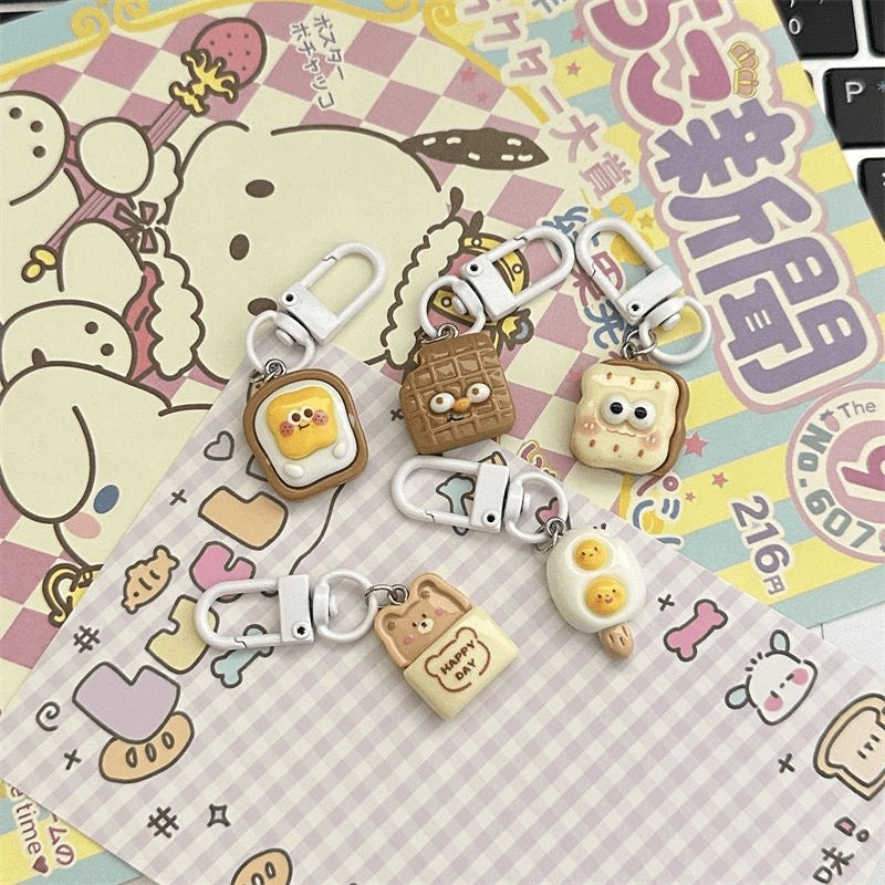Cookie Toast Sandwich Keycharm / Keychain