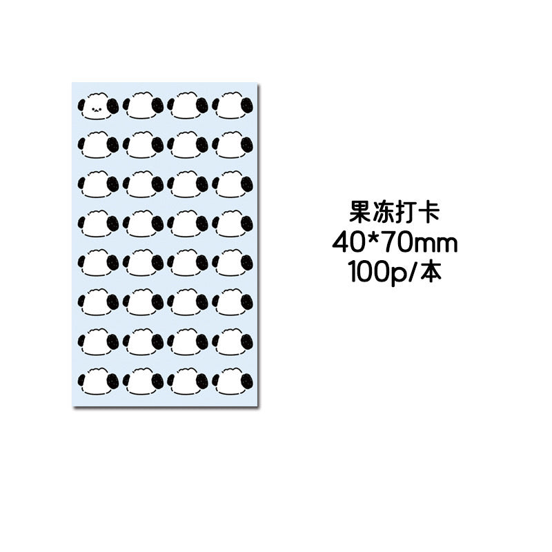 Premium Jelly Koko Gugu Kawaii 100 Sheets Memo Pads