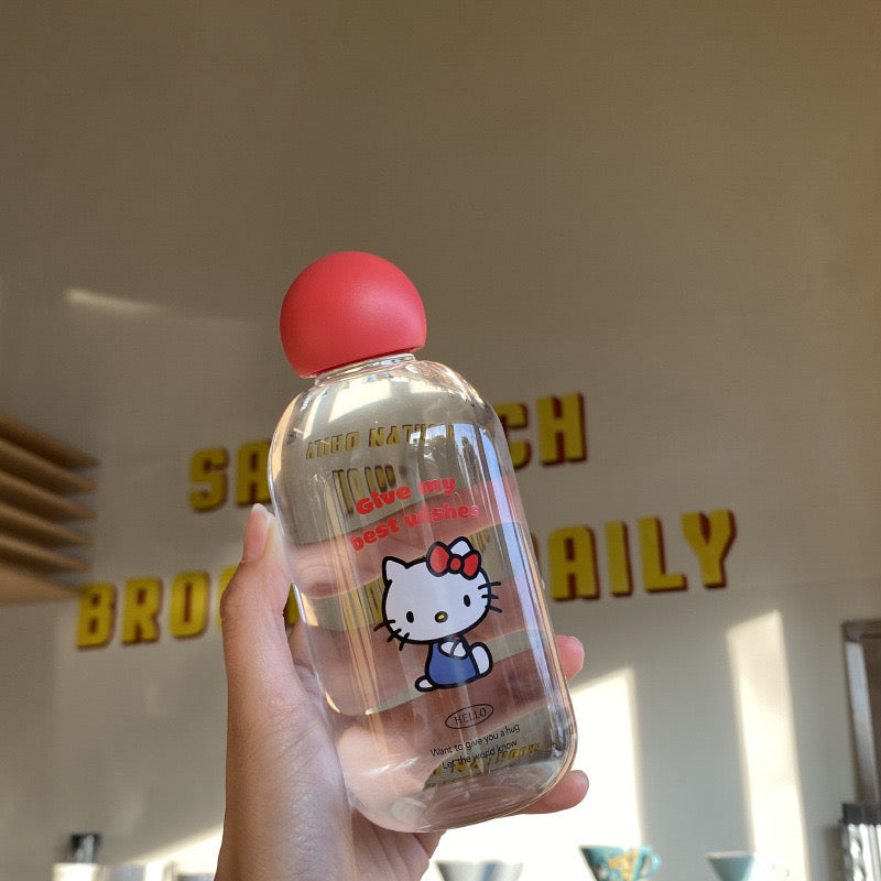 Pre - Order Hello Kitty Glass Bottle
