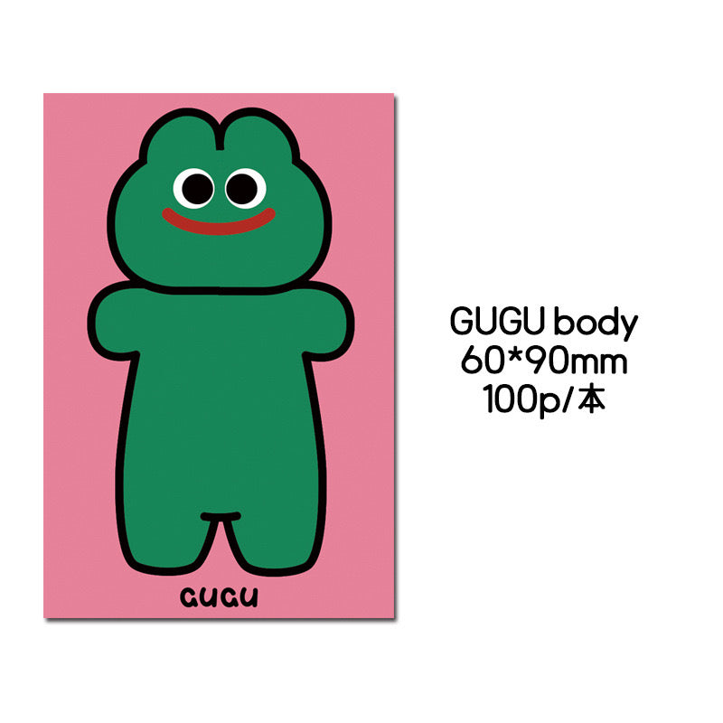 Premium Jelly Koko Gugu Kawaii 100 Sheets Memo Pads