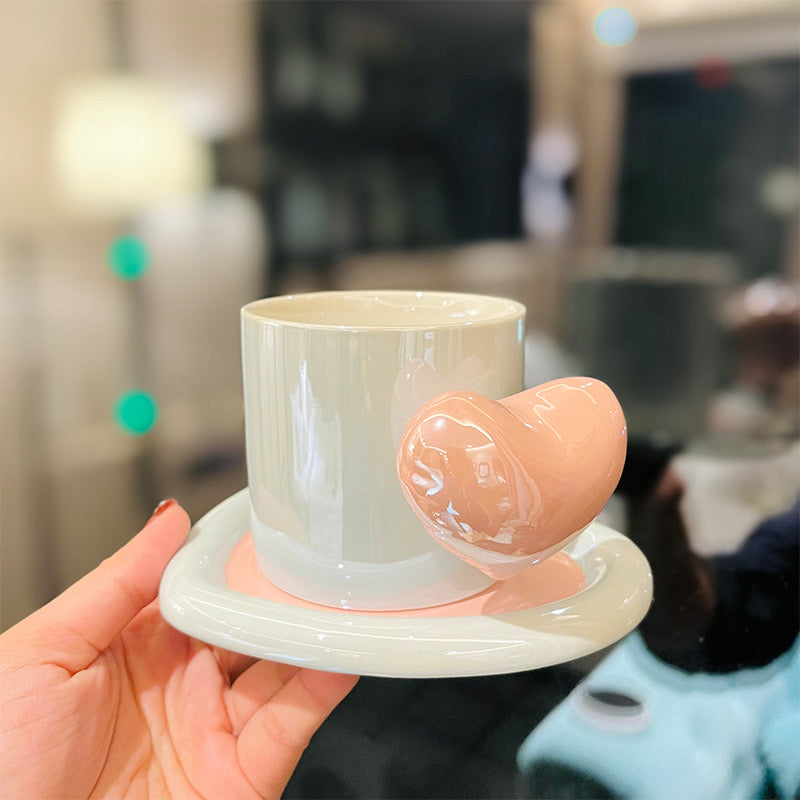 Heart And Love Holographic Mug