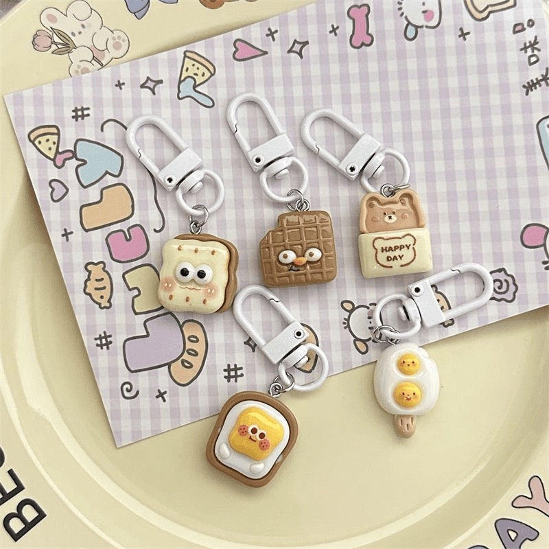 Cookie Toast Sandwich Keycharm / Keychain