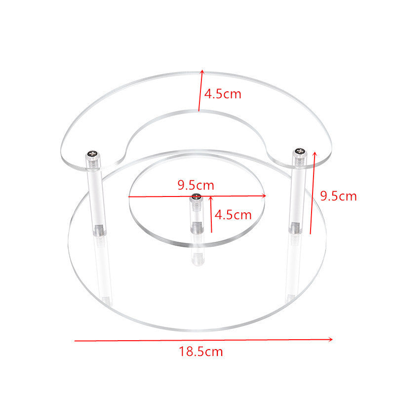 Acrylic Organiser Showpiece for Miniature Showpieces Chic Spiral Perfume Stand