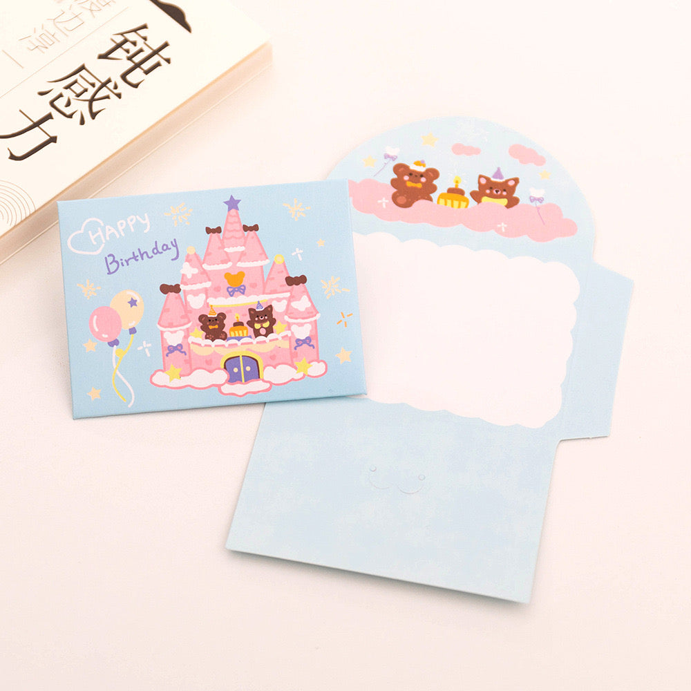 Tri Fold Kawaii Envelopes for Birthdays / Occassions
