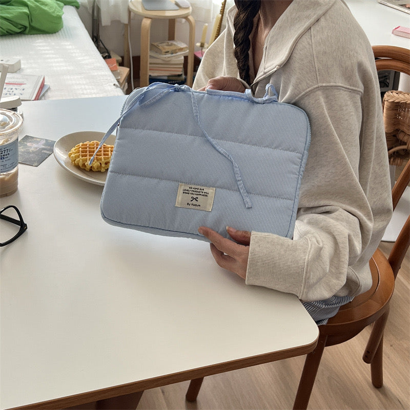 Dreamy Cloud Blue Bow Japanese iPad / Laptop / Mac Sleeve