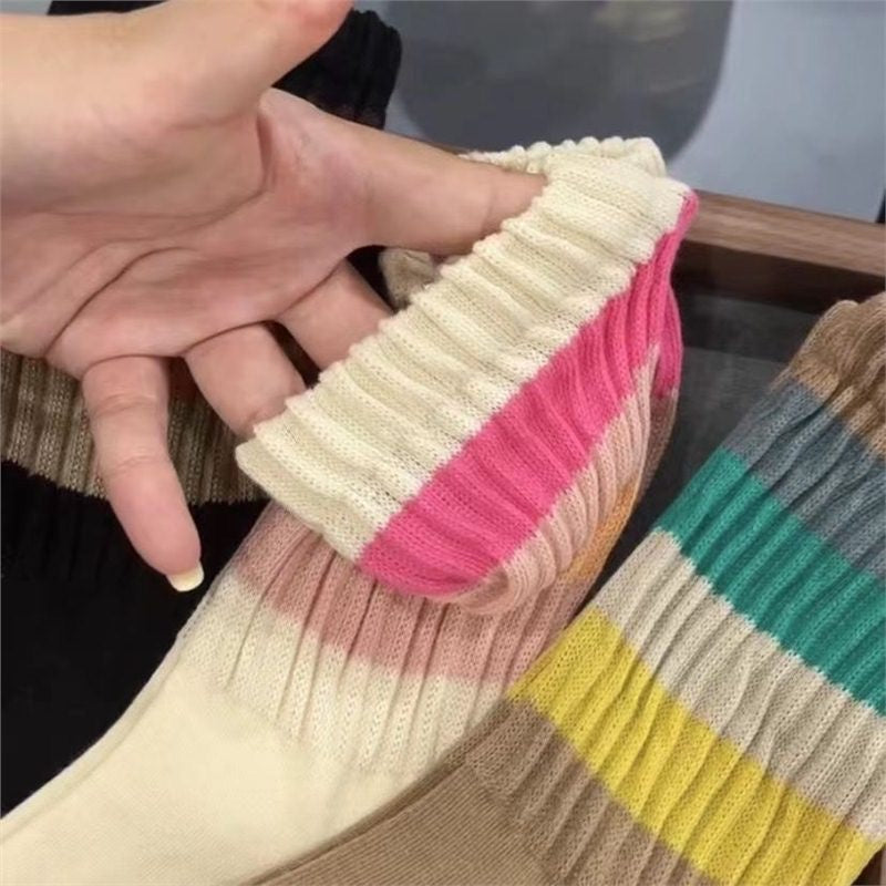Korean Solid Mix Socks
