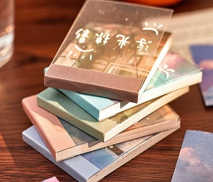 30 Sheets Scenery, Nature and Flowers Sticker Book