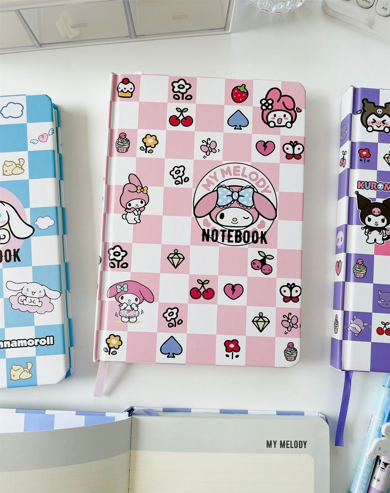 Sanrio Grid A5 Hardbound Journal / Diary / Notebook