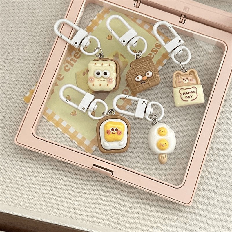 Cookie Toast Sandwich Keycharm / Keychain