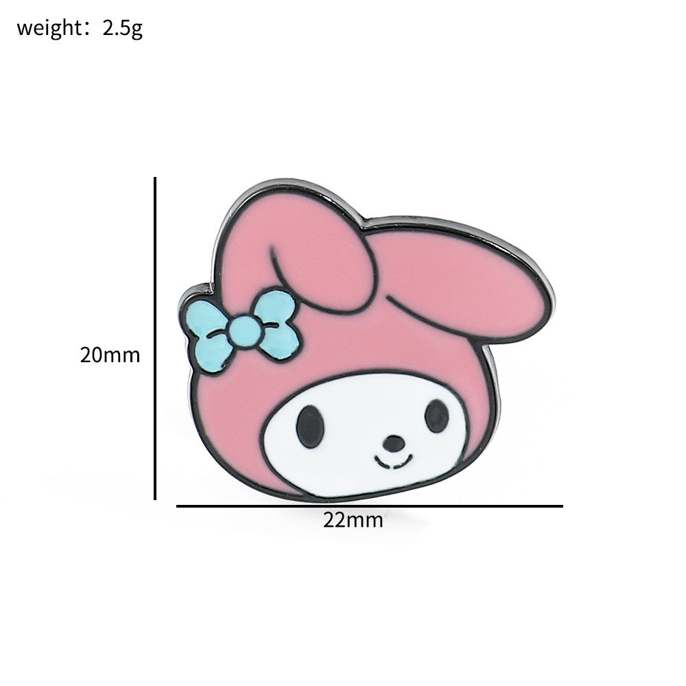 Sanrio Enamel Brooch Pins