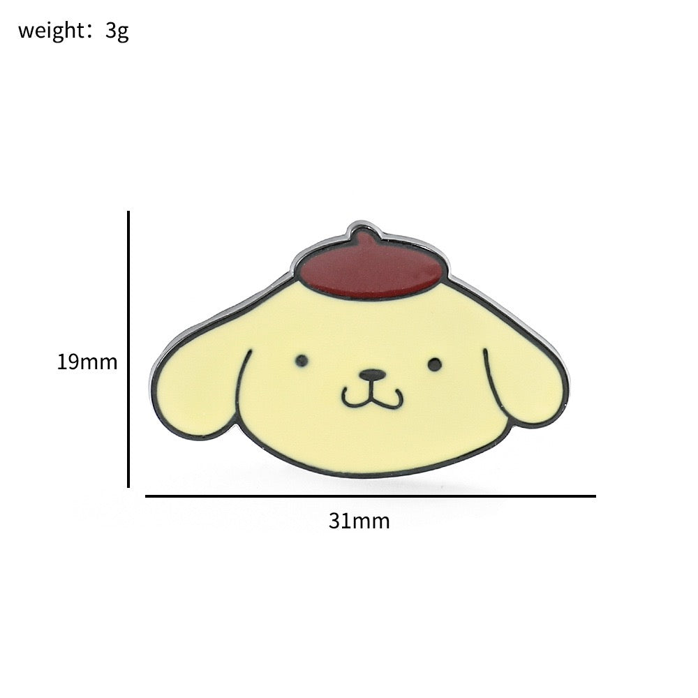 Sanrio Enamel Brooch Pins
