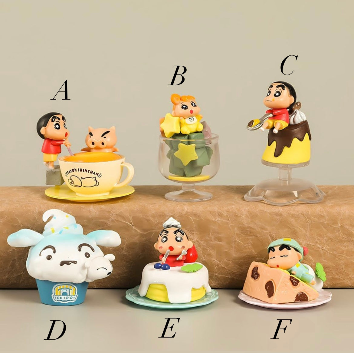 Foodie ShinChan Figurines: A Taste of Mischief