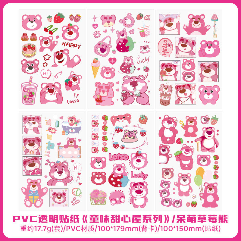 6 Sheets Kawaii Sticker Sheets