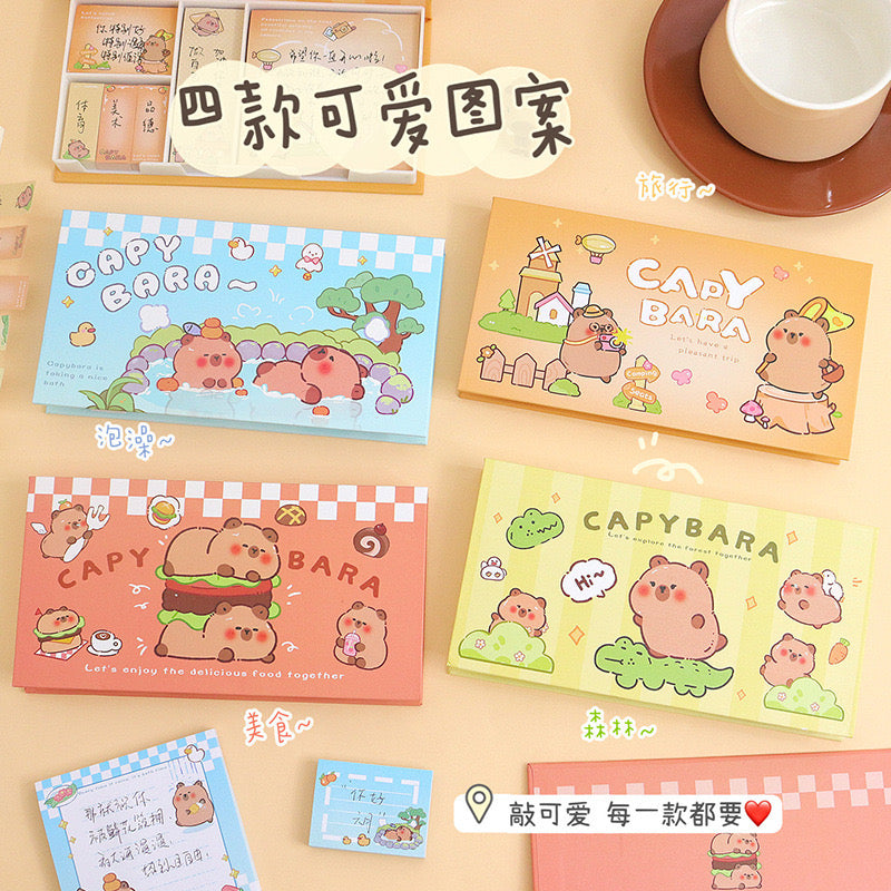 Capybara Memo Pads Sticky Notes box