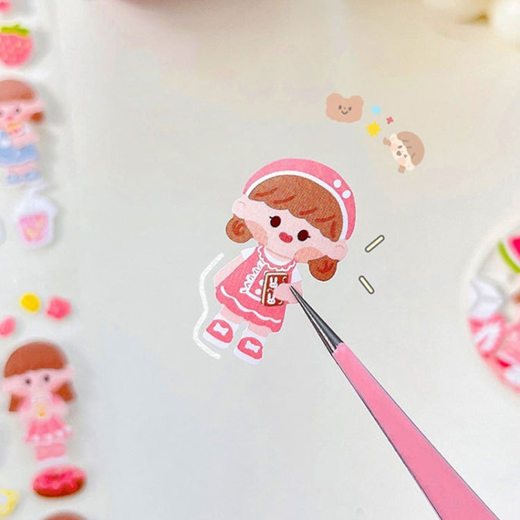 Kawaii Girl PET Stickers Washi Tape Roll