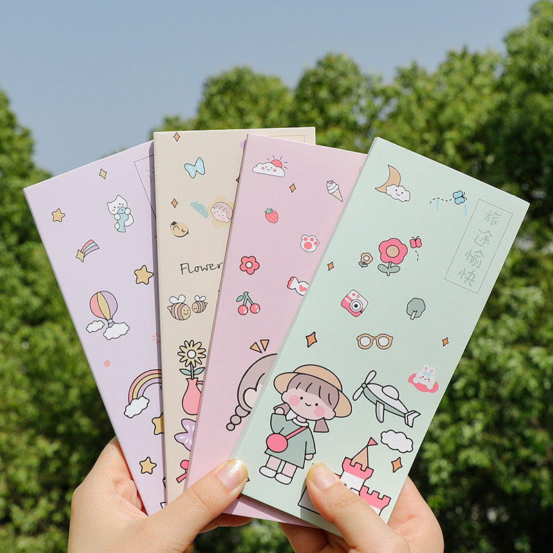 Kawaii Girl Sticky Notes Book