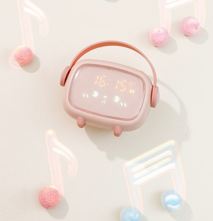 Kawaii Night Light Alarm Clock