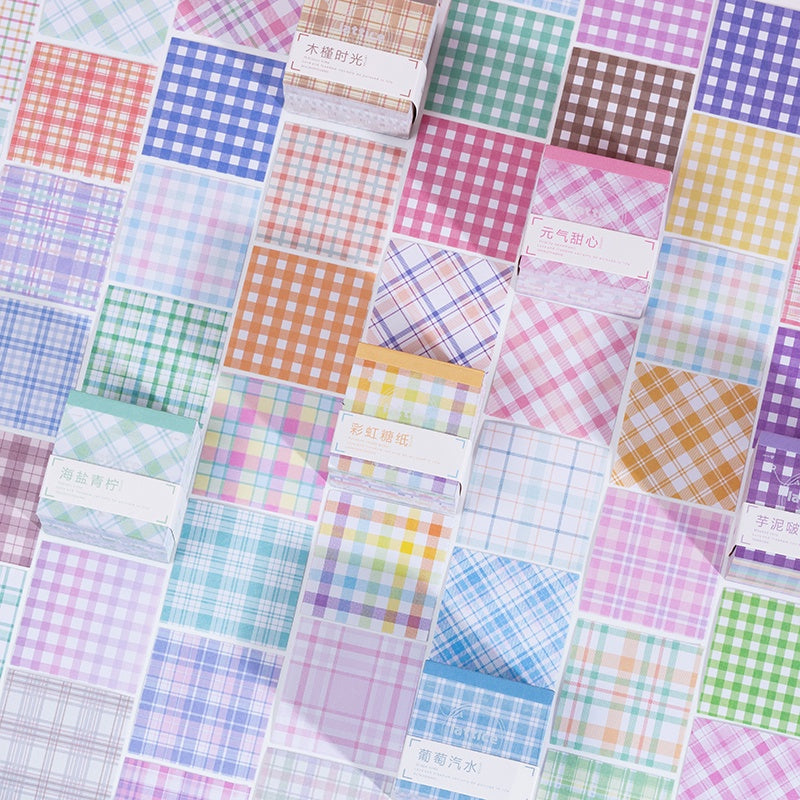 Gingham 400 Sheets Fat Memo Pad