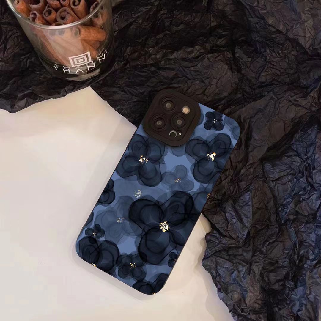Blue Floral iPhone Case