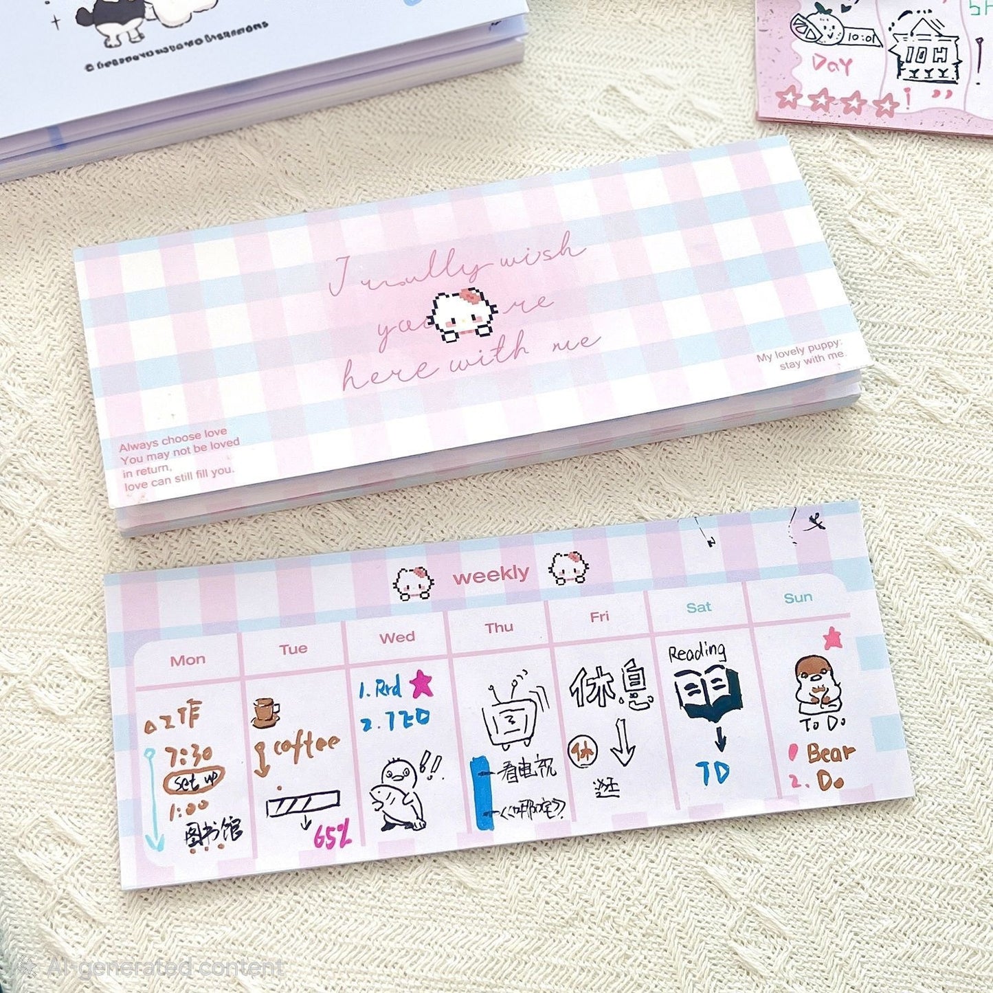 Minimal Pocket Weekly Planner