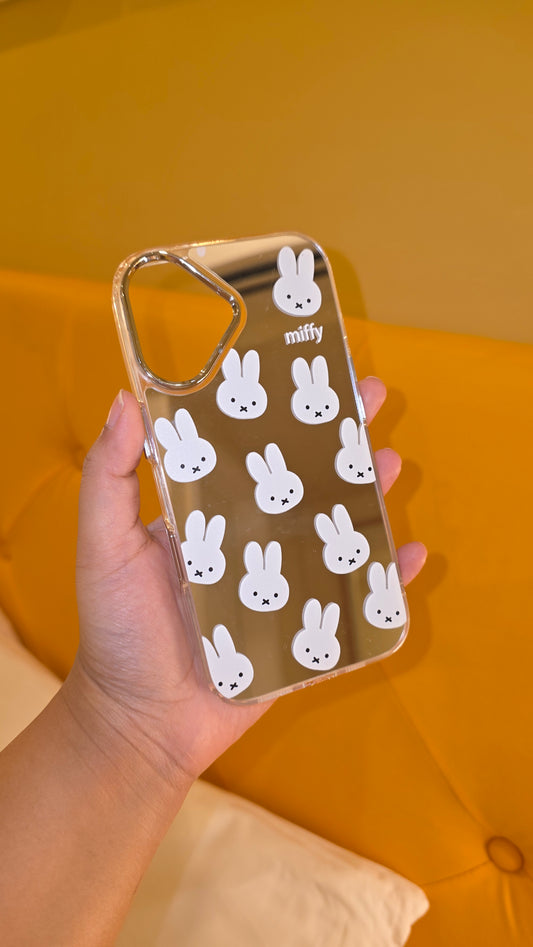 Reflective Miffy iPhone Case for 16
