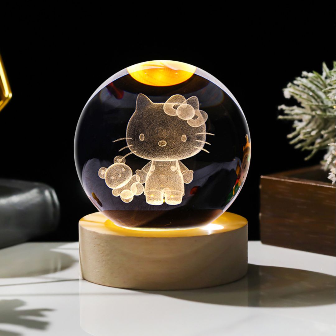 β¨ Hello Kitty Crystal Glow Lamp β¨ π±π