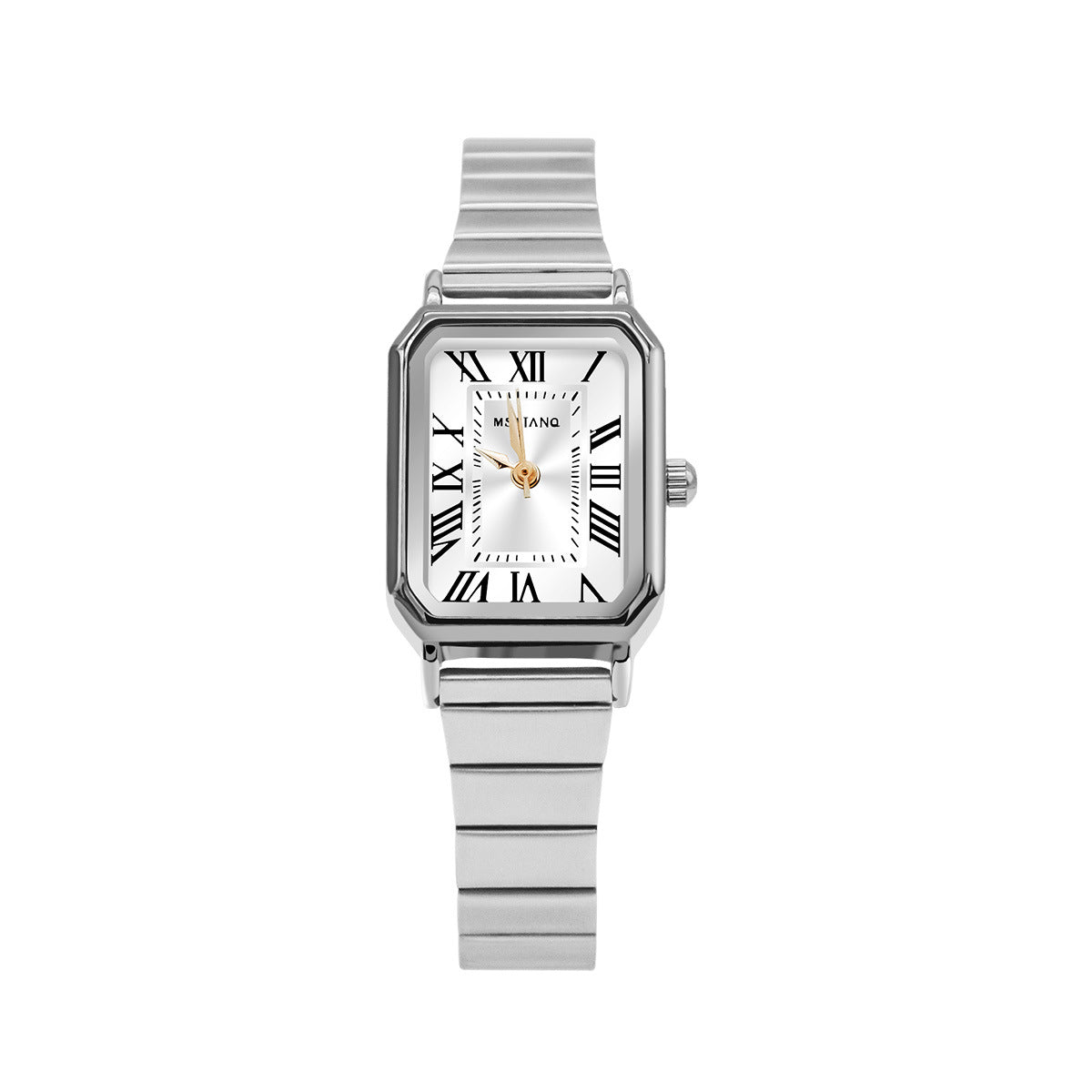 Vintage Luxe Rectangle Watch – Silver