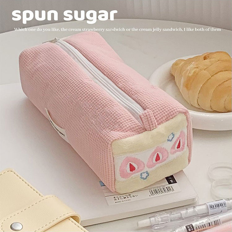 Sweet Sandwich Waffle Pencil Pouch 🍓🍞