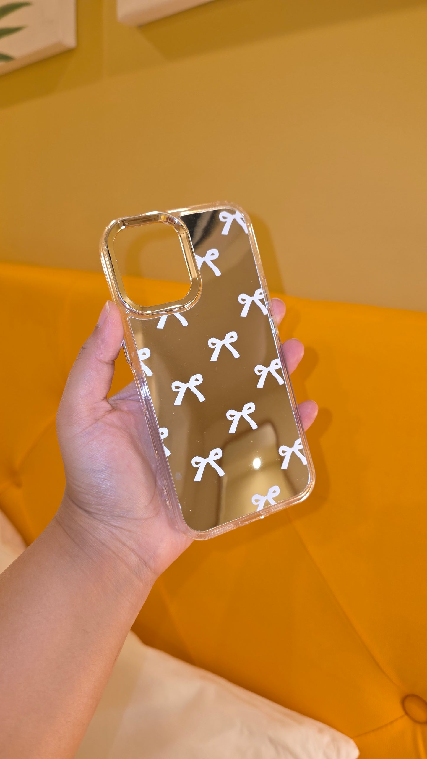 Reflective Bow iPhone Case for 16