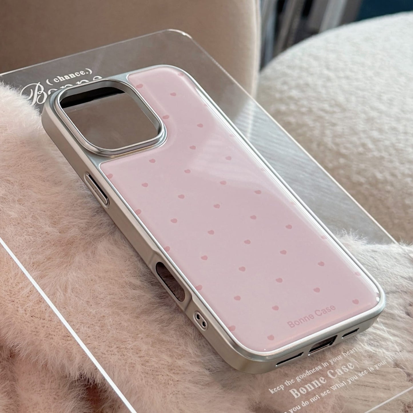 Minimal Pink Bow Samsung iPhone Case