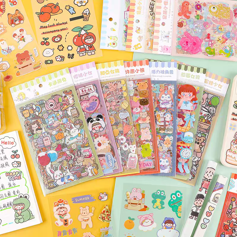 September Kawaii 6 Sticker Sheets