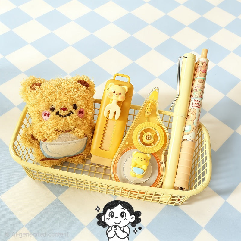 Honey Bear Desk Stationery Survival Kit π§Έβ¨