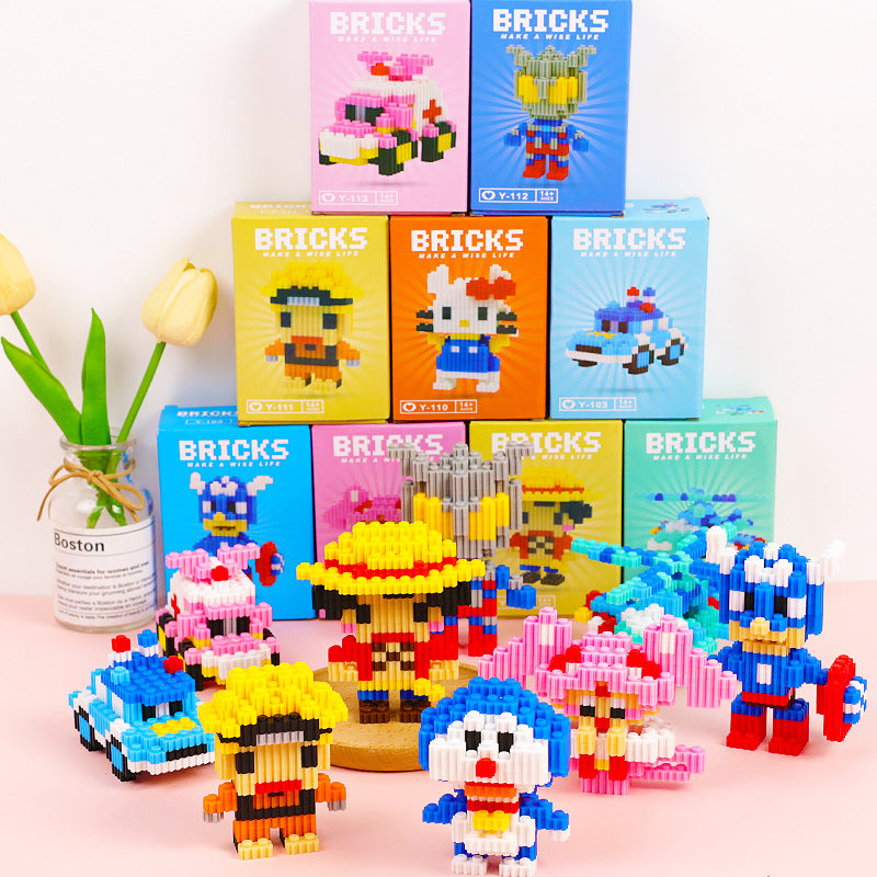 Budget Friendly Bricks Pixel Characters Building Blocks