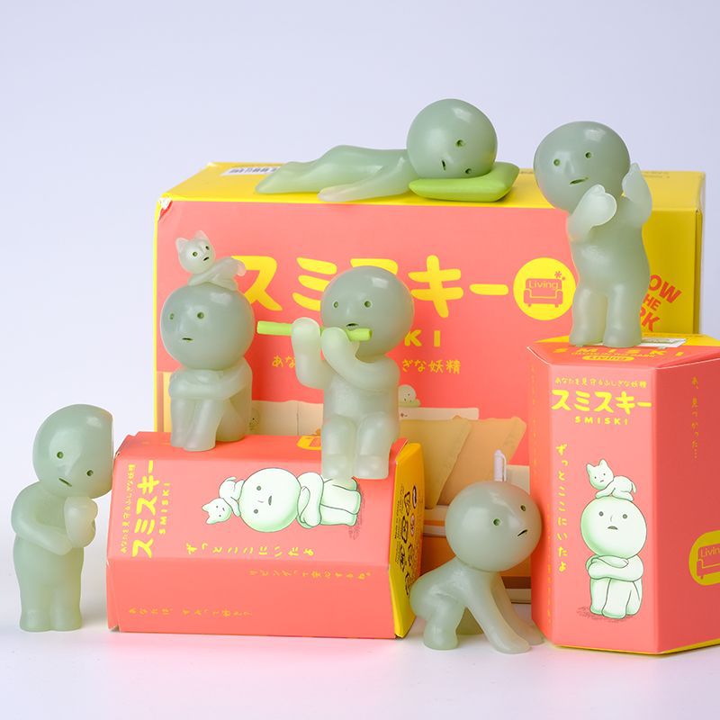 Smiski Glow in the Dark Hippers Official Blind Box