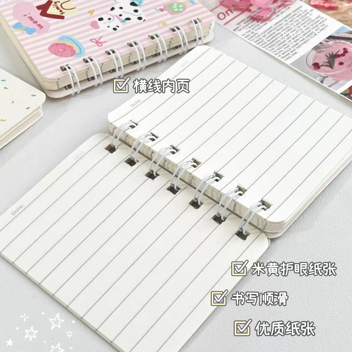 Pastel Pals Mini Spiral Notebook πΆπ°