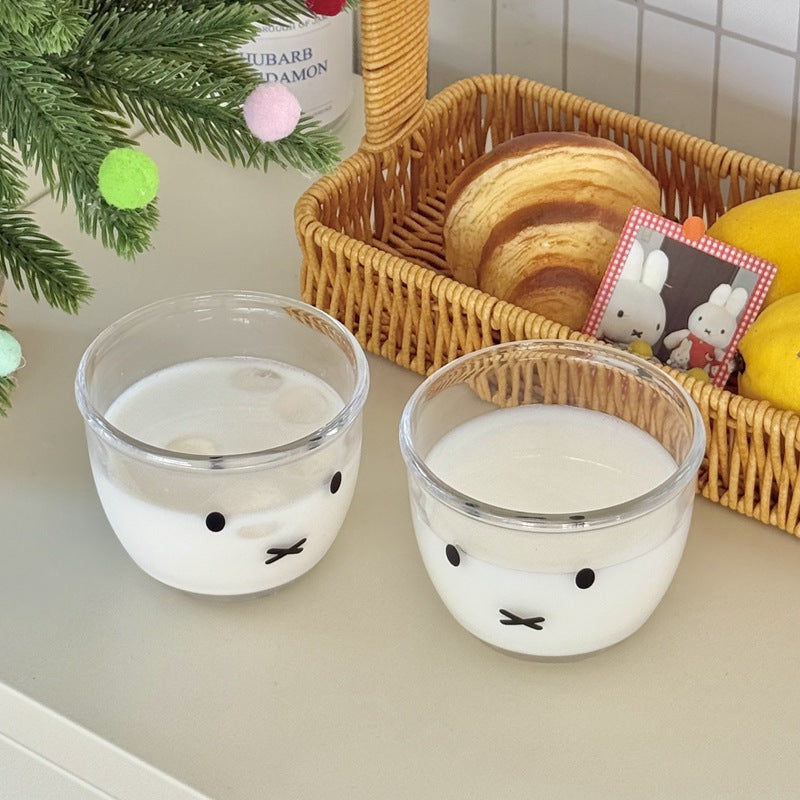 Miffy Glass Cup 🐰🥛