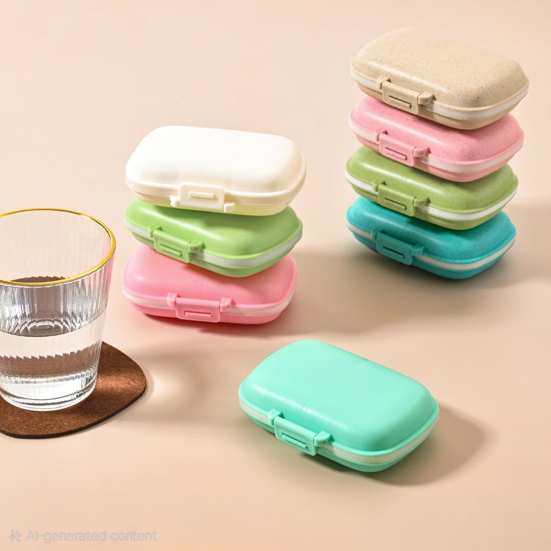 8 Compartment Travel Pill Box / Jewelry Organiser