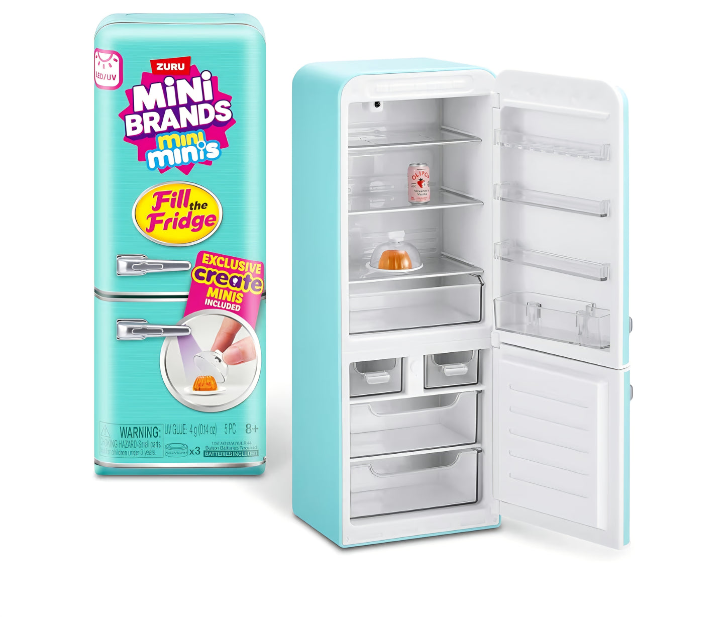 Zuru Mini Brands Fill The Fridge Playset + 2 INT Capsules