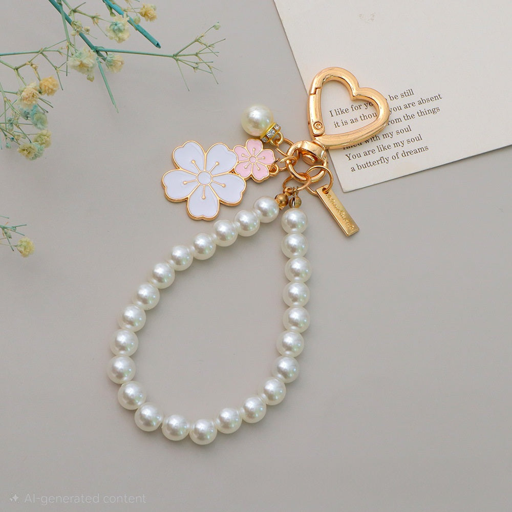 Sakura Pearl Dream Keychain Bag Charm