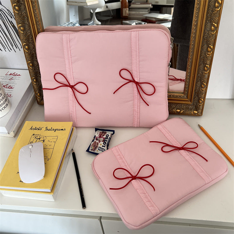 Coquette Bow Laptop iPad Sleeve 🎀💻