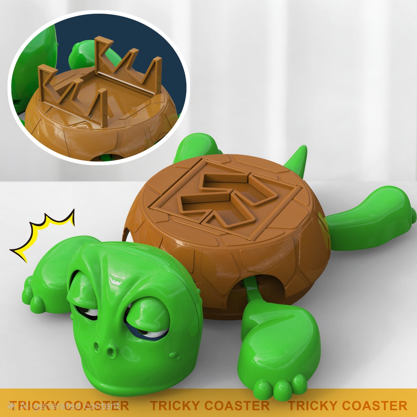 Scared Tutle Phone Holder / Cup Coaster