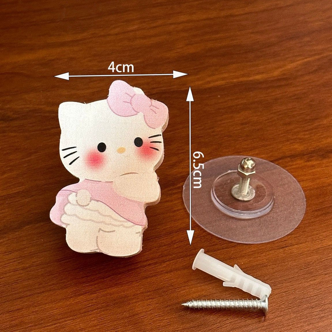 Sanrio Hello Kitty Premium Wooden Wall Hooks