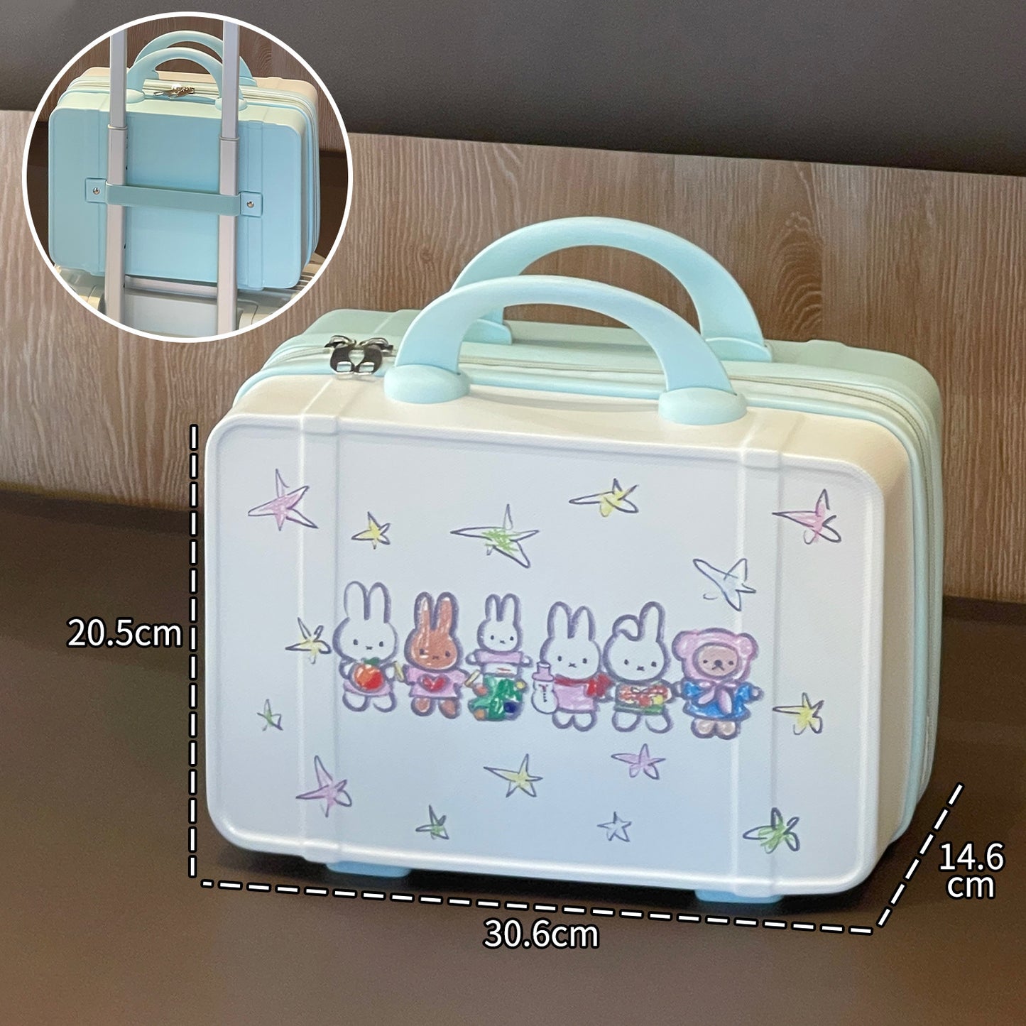 Miffy Starry Getaway Vanity Suitcase β¨π°π©΅