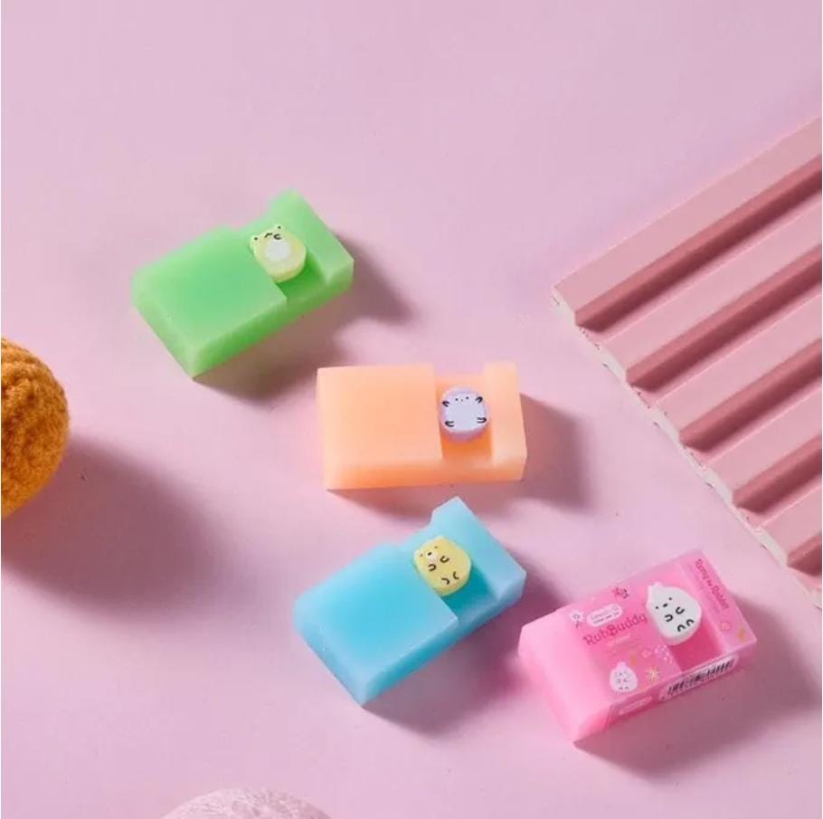 Kawaii RubBuddy Character Eraser π°πΈπΈ
