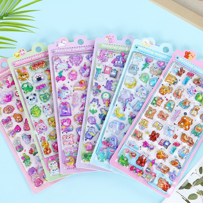 β¨ Shining Magic Bonbon Puffy Sticker Sheets β¨π