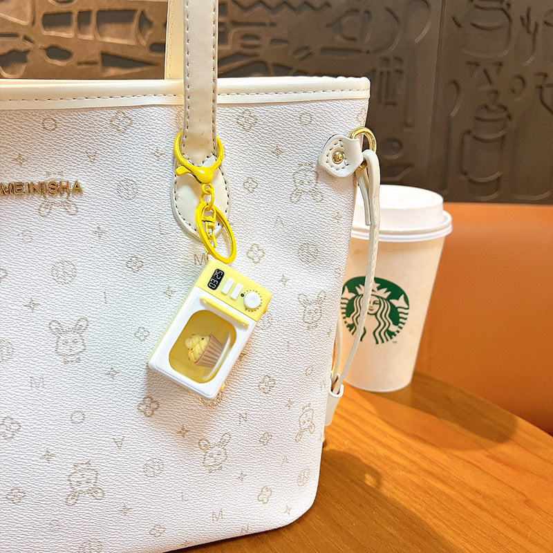 Mini Bakery Microwave Oven Keychain Light 🍰