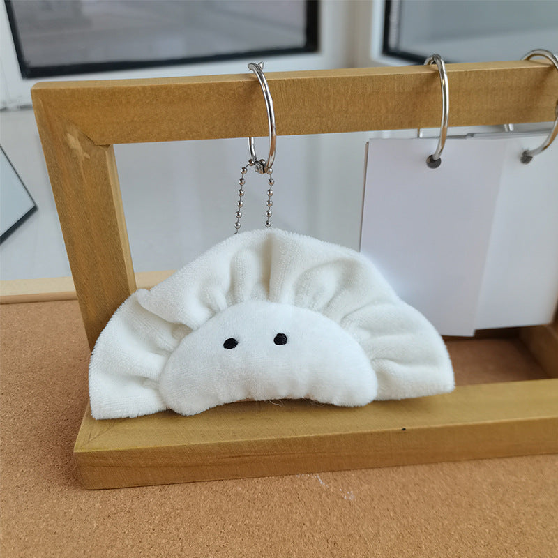 Fluffy Dumpling Momo Plush Keychain
