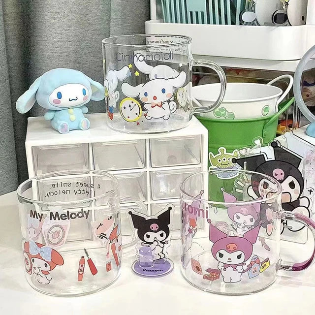 Sanrio Transparent Print Mugs / Cups