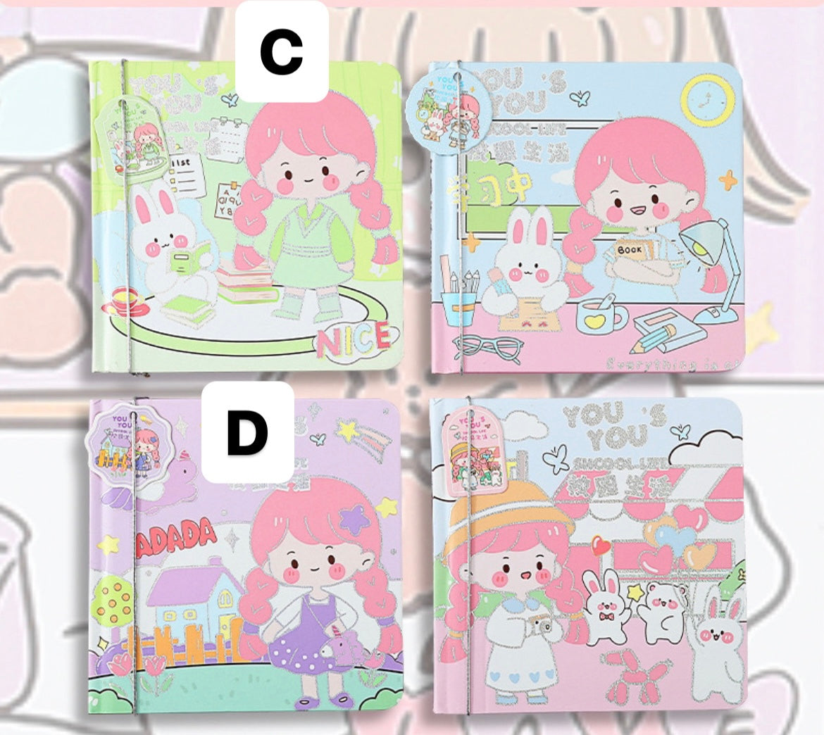 Moka Kawaii Girl Journal / Notebook / Diary